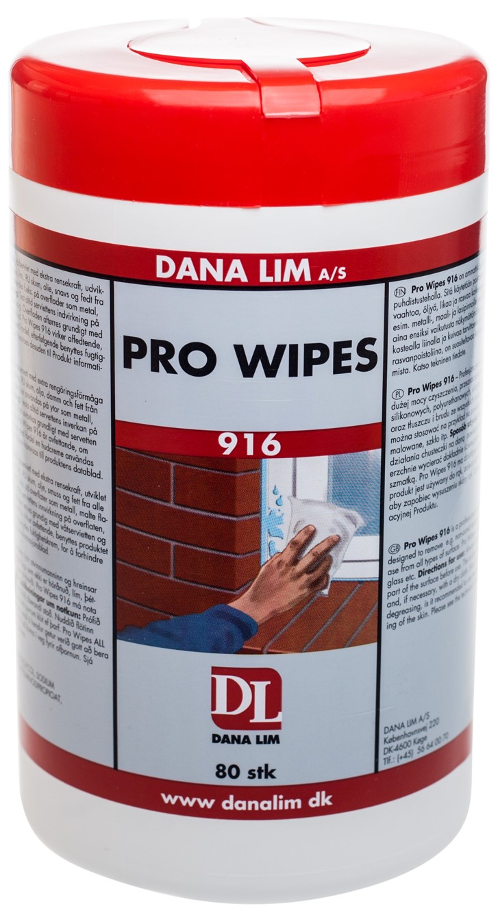 Hreinsiklútar Dana Lim Pro Wipes 916